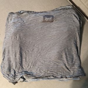 Happy Baby Stretchy Wrap Gray White Stripe
